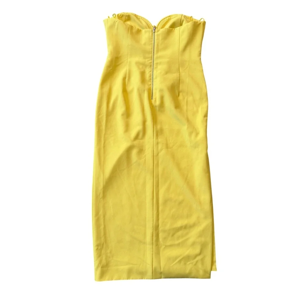 Bardot strapless midi